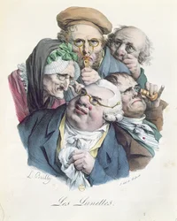 フランソワ・セラフィン・デルペック（1778-1825）によって刻まれた眼鏡